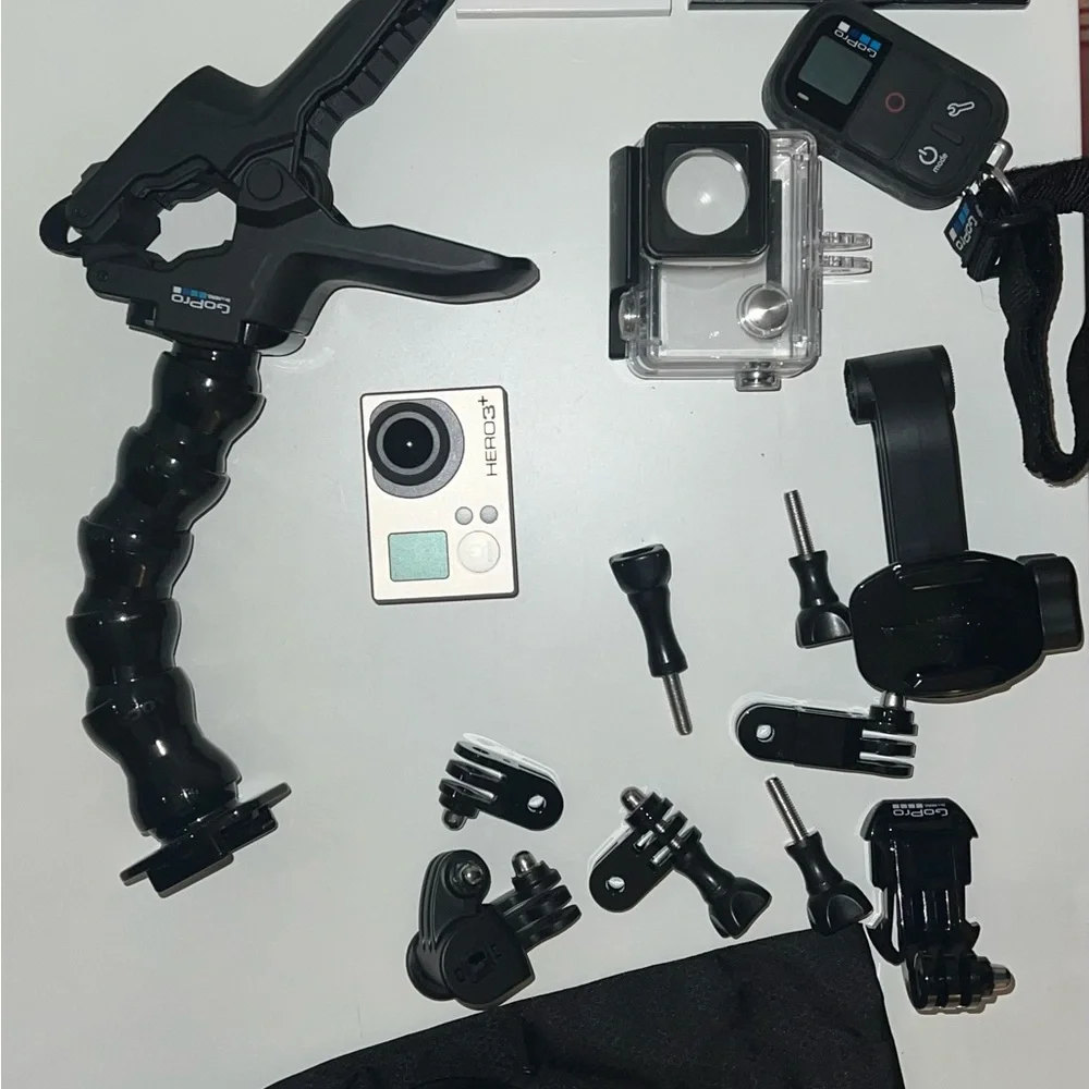 GoPro Black and Silver Accessory Kit